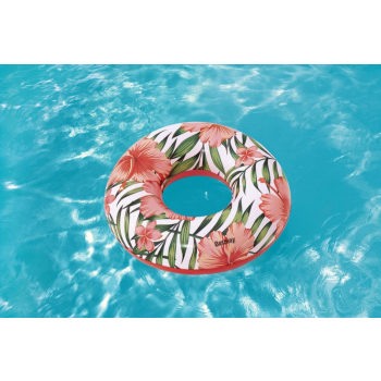 Kółko TROPICAL PALMS Liście Palmy Białe BESTWAY